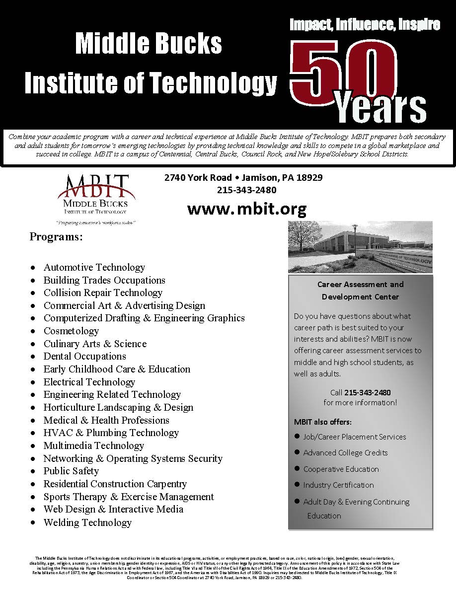 Middle Bucks Institute of Technology / Overview